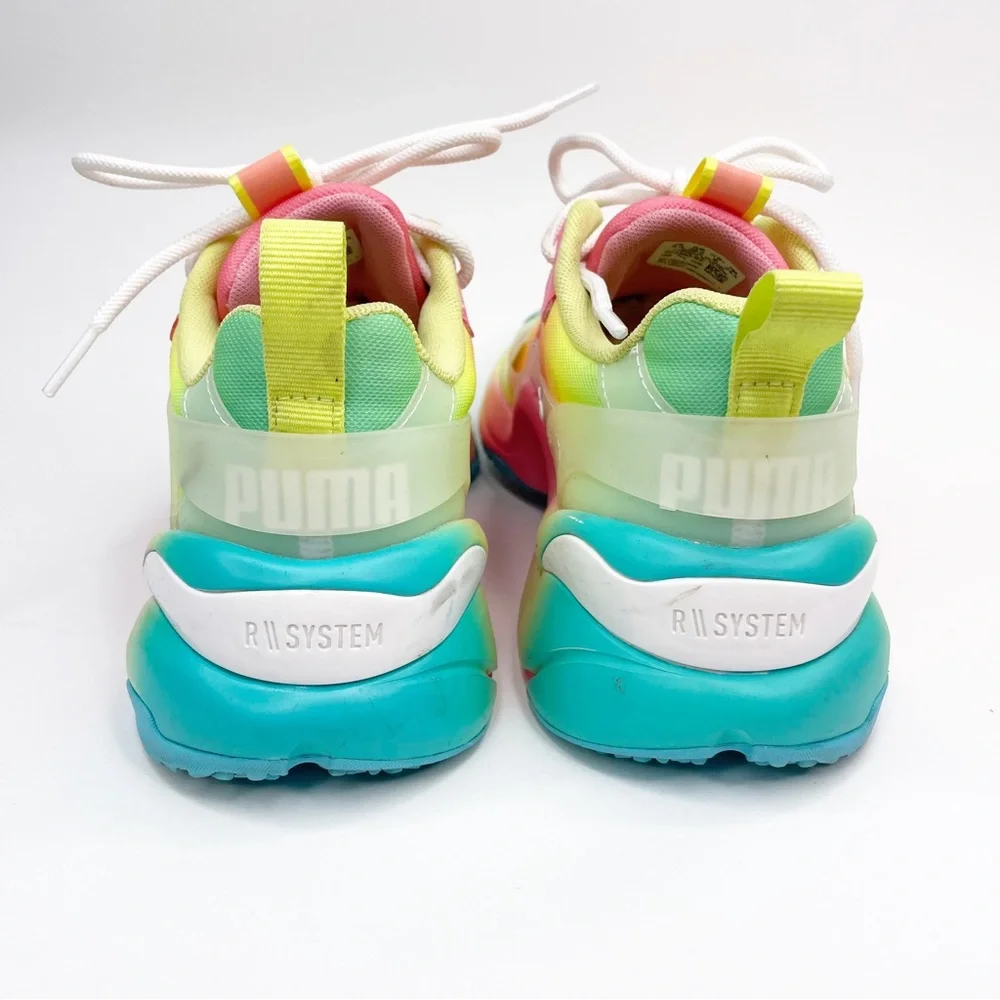 Puma For Free People Movement Rainbow Tie-Dye Rise Sneakers - Picture 5 of 10